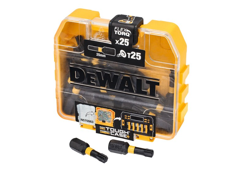 Jeu d'embouts T25 25mm Torsion Tic Tac DeWalt DT70558T