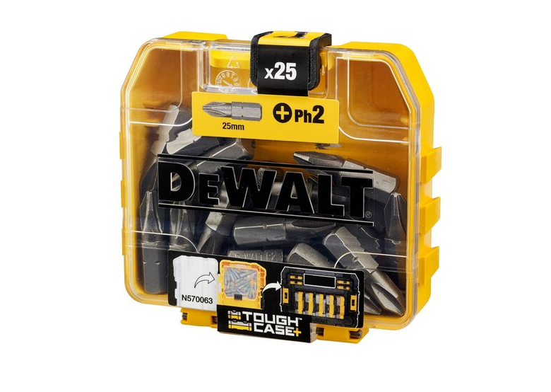 Jeu d'embouts de vissage, Ph2 25mm DeWalt DT71522