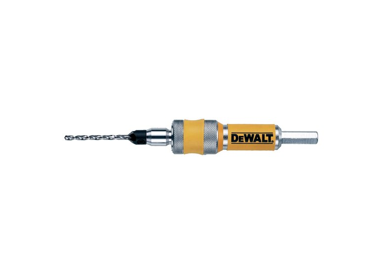 Adaptateur avec mèche et embout de vissage Pozidriv 6mm DeWalt DT7600