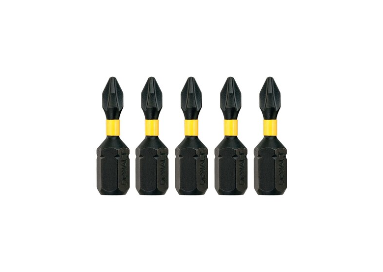 Embout de vissage EXTREME IMPACT Torsion PH1/25mm, 5pcs. DeWalt DT7993T