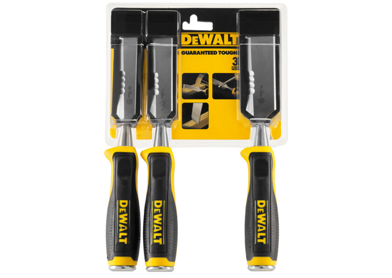 Jeu de ciseaux à bois 3 pièces DeWalt DWHT0-16148