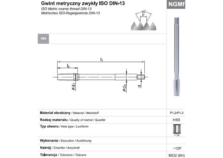 Taraud machine Fanar 8737