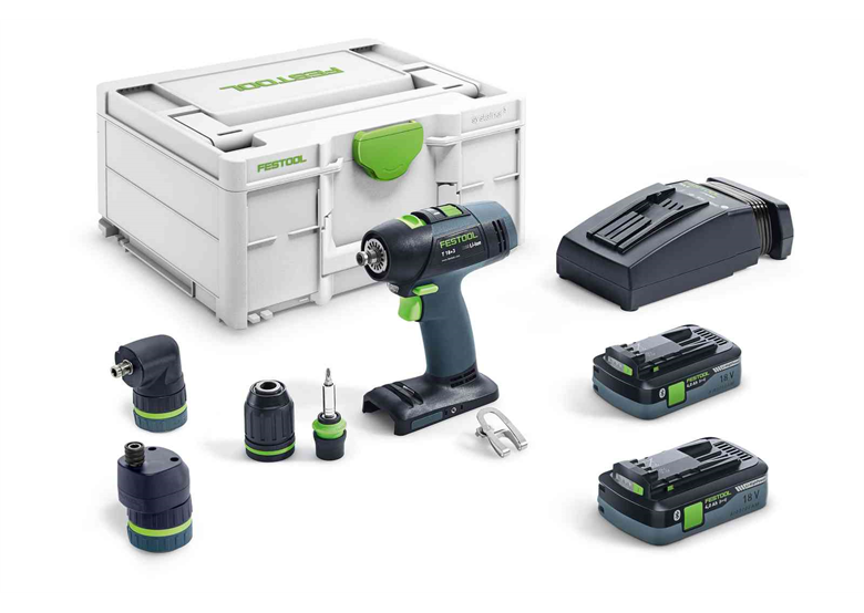 Perceuse-visseuse Festool T 18+3 HPC4,0 I-Set