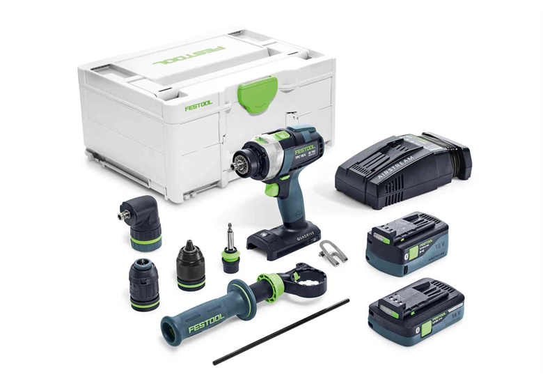 Perceuse-visseuse à percussion Festool TPC18/4 5,2/4I-Set/XL-SC