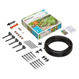 Kit d'arrosage goutte-à-goutte pour massifs et potagers Gardena Micro-Drip-System