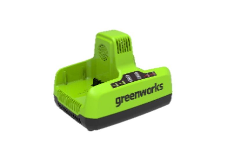 Chargeur de batterie double 60V 6A dual slot Greenworks G60x2UC6