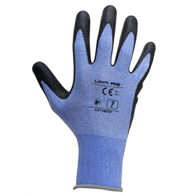 Gants latex bleu-noir, 9 Lahti Pro L211609K