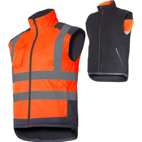 Gilet de travail haute-visibilité réversible Lahti Pro L413140