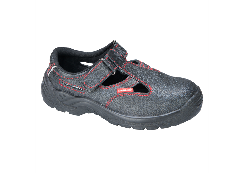 Sandales en cuir noir, s1 src, 43 Lahti Pro LPSOMA43