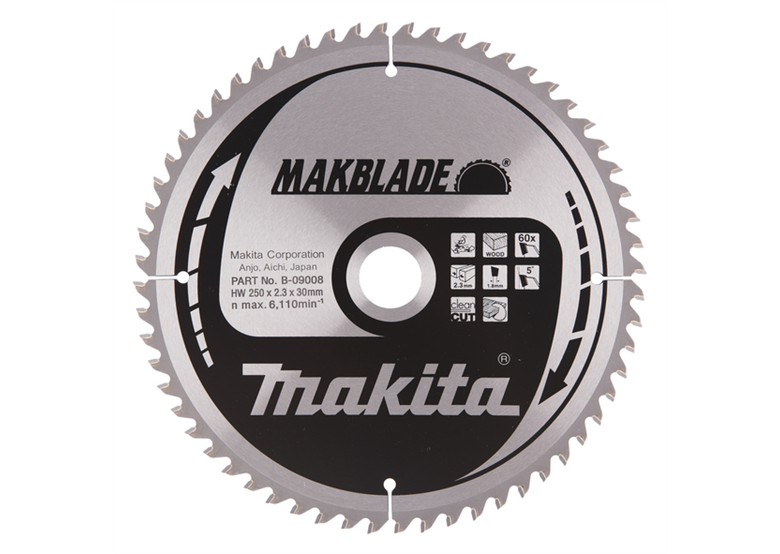 Disque MAKBLADE 250x30mm T60 Makita B-09008