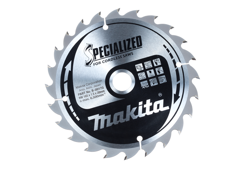 Disque pour BBS16524E 165x20mm T24 Makita B-09173