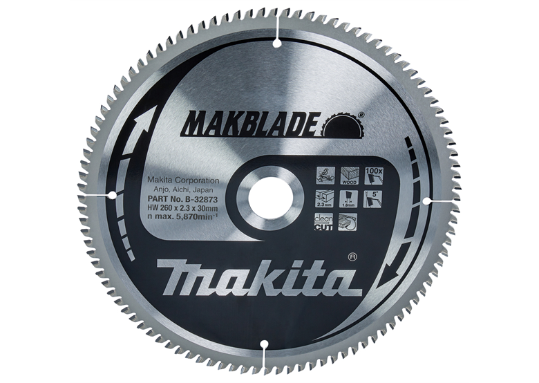 Disque 260x2,3x30mm Makita B-32873