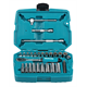 Coffret clés à cliquet 1/4", 34pcs Makita B-65567