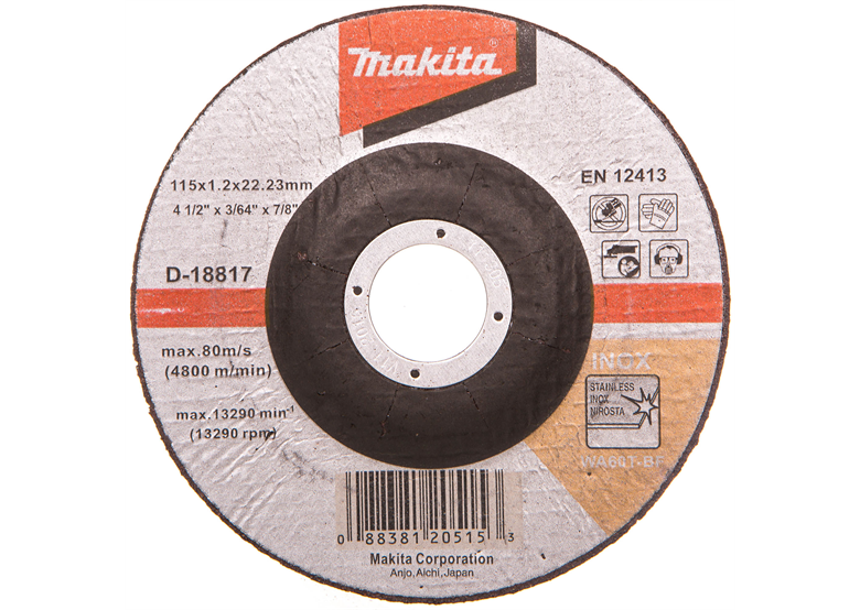 Disque INOX Makita D-18817