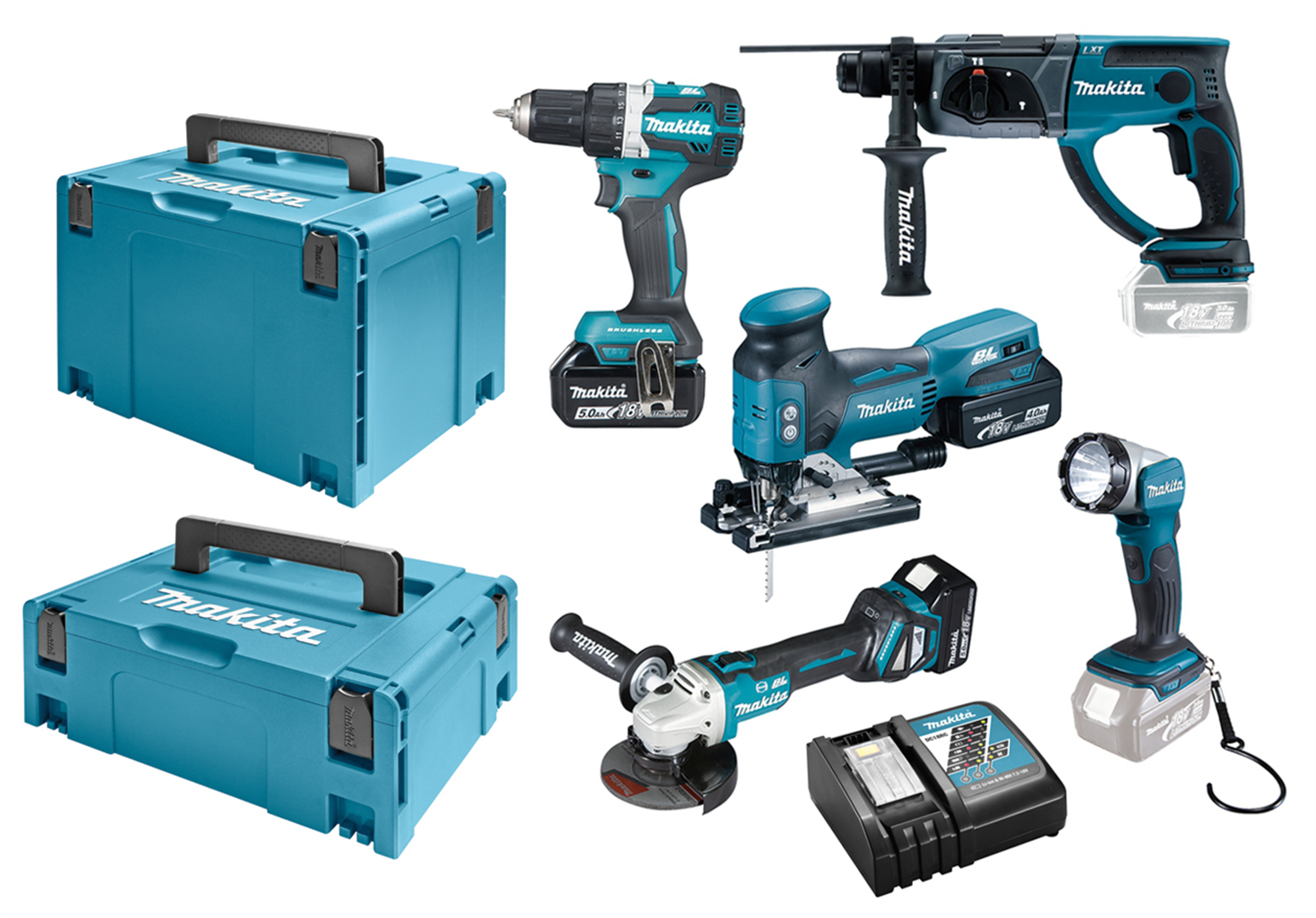 Pack Meuleuse DGA513 + Perceuse-visseuse DDF484 MAKITA