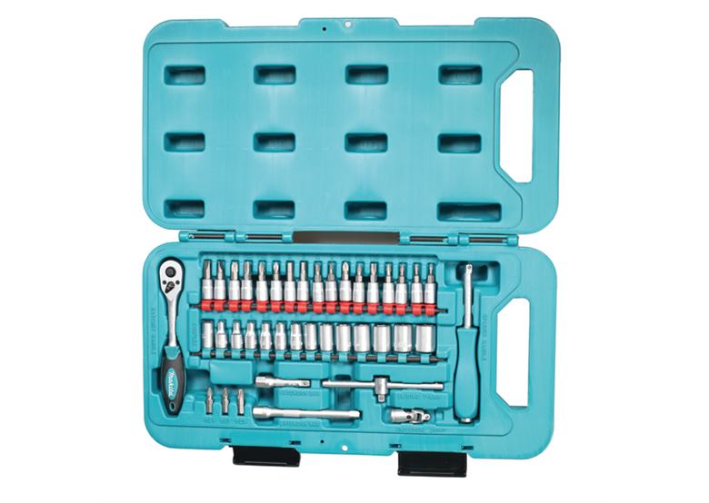 Coffret de douilles avec supports, 40éléments Makita P-90283