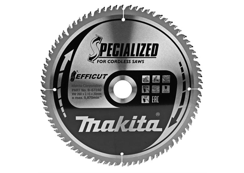 Scie circulaire Makita SPECIALIZED EFFICUT