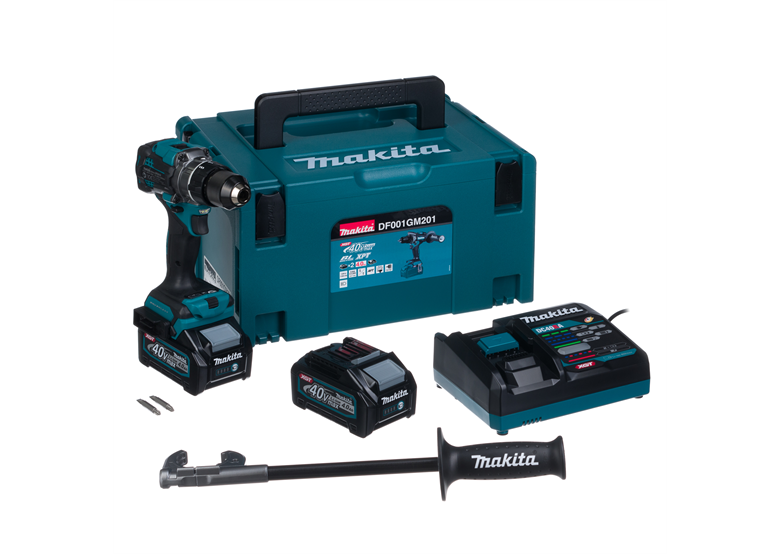 Perceuse-visseuse Makita XGT DF001GM201 2x2,0Ah MAKPAC 3