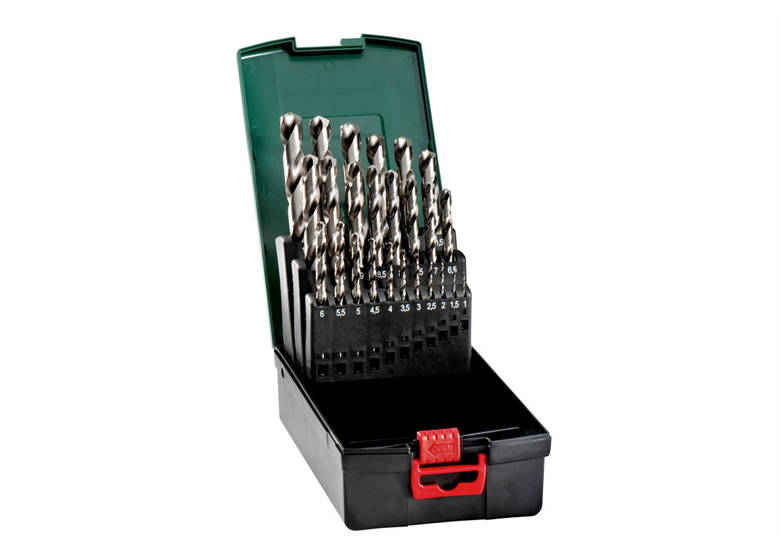 Coffret plastique  HSS-G SP, 25pcs. Metabo 627669000