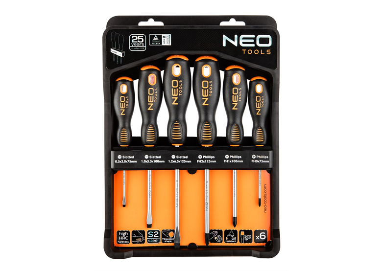 Ensemble d'embouts 6pcs. Neo 04-213