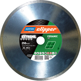 Disque diamant 250 x 25,4 mm Norton Extreme Ceramic Soft H9