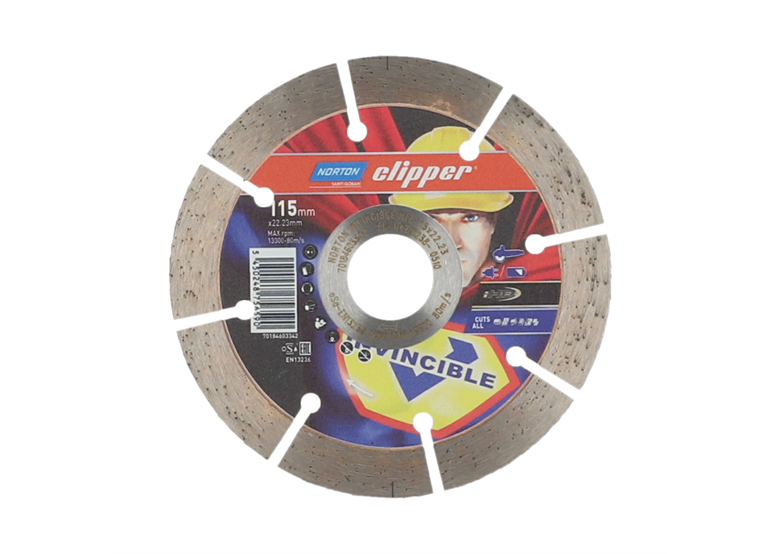 Disque diamant 115x22,23mm Norton Invincible