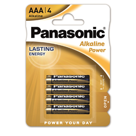 Pile alcaline AAA/AM 4, 4pcs. Panasonic ALKALINE