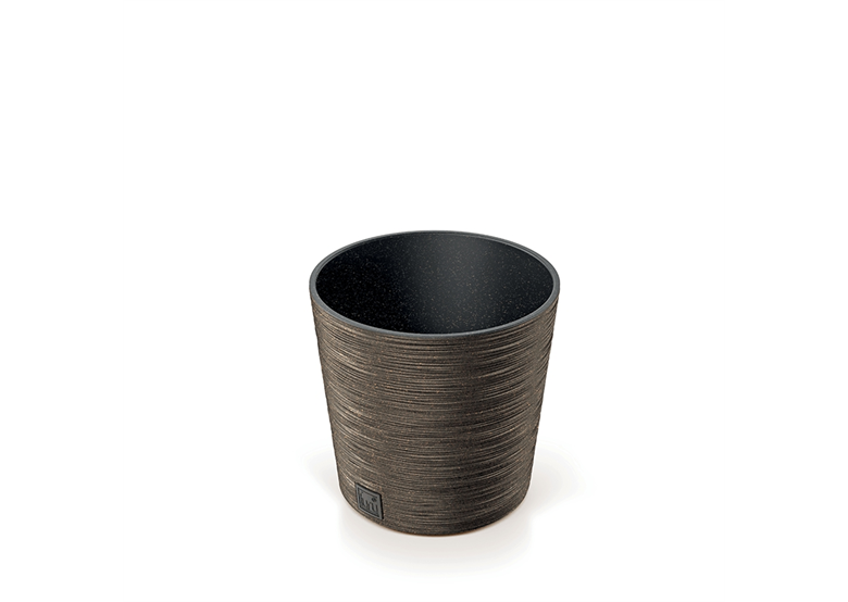 Pot de fleurs FURU ROUND LOW ECO WOOD - café  ECO Prosperplast DFR250W-4625W