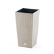 Pot de fleurs RATO SQUARE ECO - blanc ECO Prosperplast DRTS300W-S449W