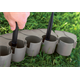 Bordures pour jardin PALISADE - Gris Prosperplast IPAL7-S443