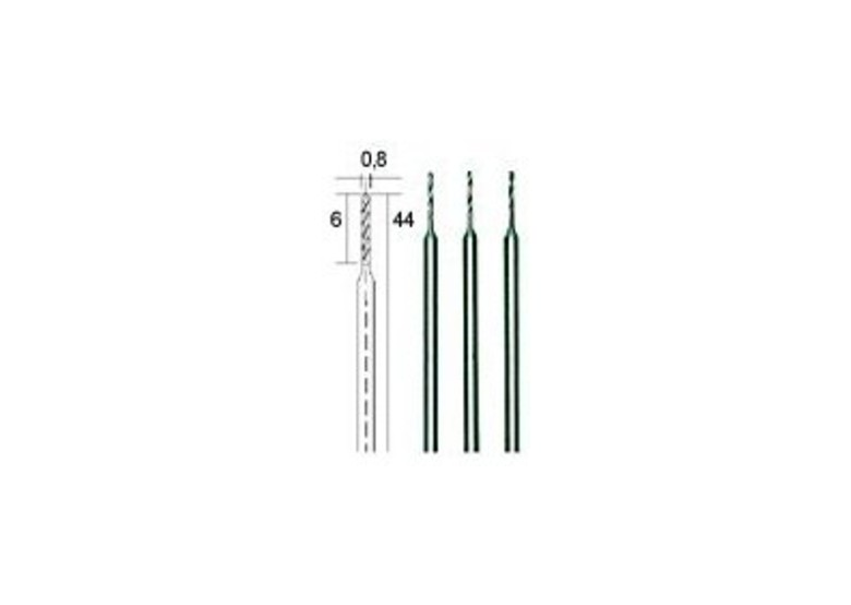 Forets d'acier tungstène-vanadium O 0,8 Proxxon PR28852