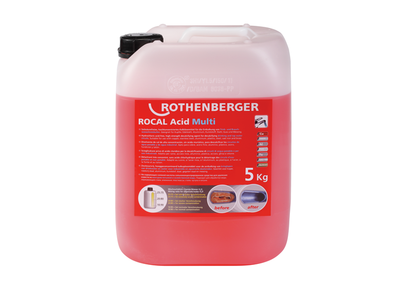 Détartrant chimique 5kg Rothenberger ROCAL Acid Multi