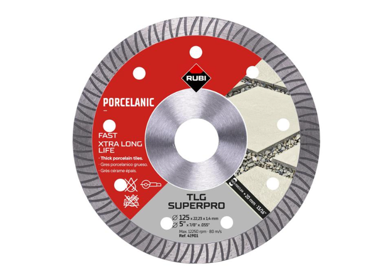 Disque diament  125x22.2mm Rubi TLG EXT SUPERPRO