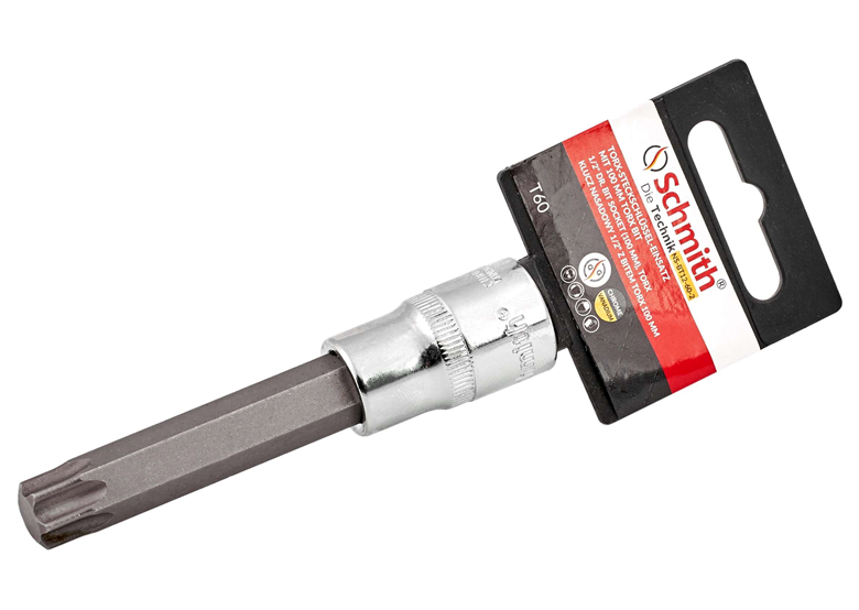 Clé à douille 1/2" avec embout Torx 55mm T20 Schmith NS-BT12-20-1