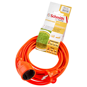 Rallonge électrique 2x1mm, 40m, orange Schmith SPSLO-1-40