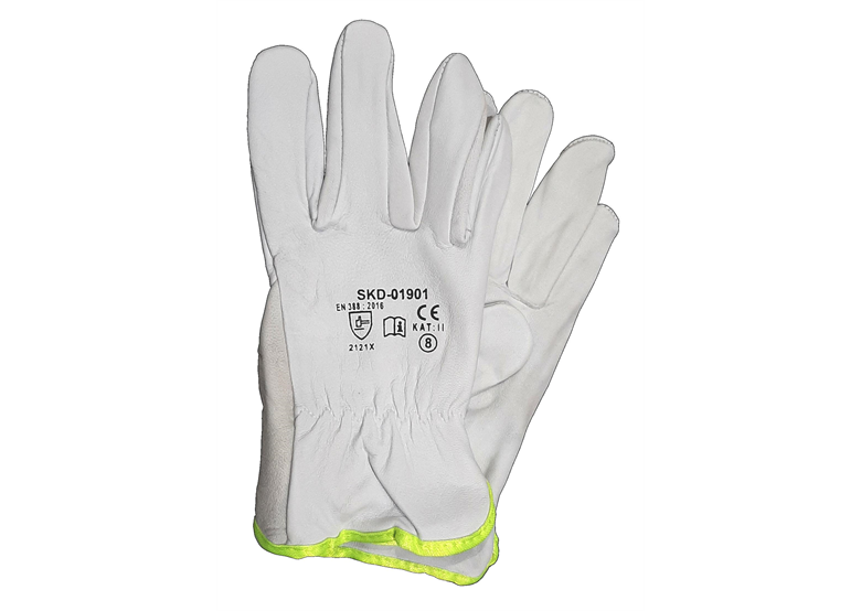 Gants de travail courts cuir de chèvre, taille 11 (12paires) Schmith SRDR-11