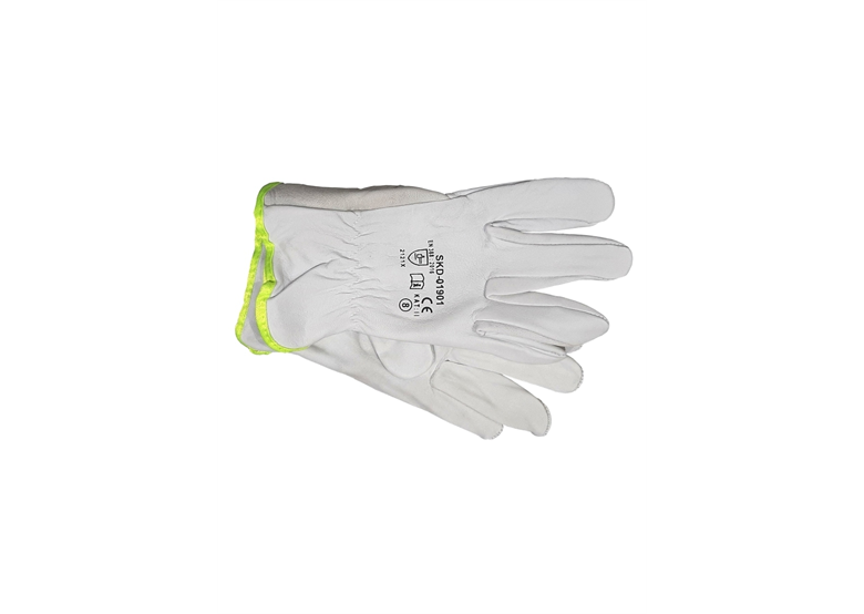 Gants de travail courts cuir de chèvre, taille 8 (12paires) Schmith SRDR-8