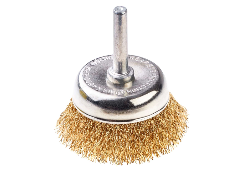 Brosse pour perceuse, fi 6, fil ondulé 50mm Schmith SSZD-01