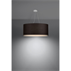 Lustre OTTO 70 noir Sollux Lighting 2Bm