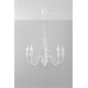 Lustre MINERWA 5 blanc Sollux Lighting Crimson