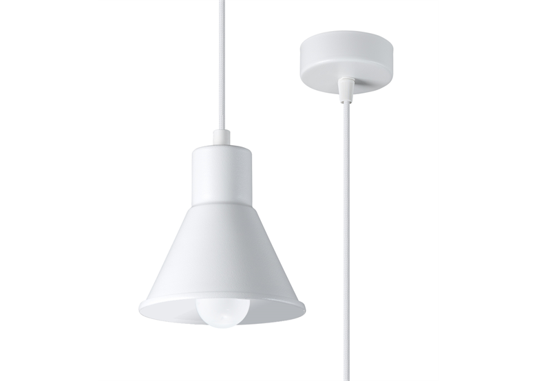 Suspension TALEJA 1 blanc [E27] Sollux Lighting Crimson