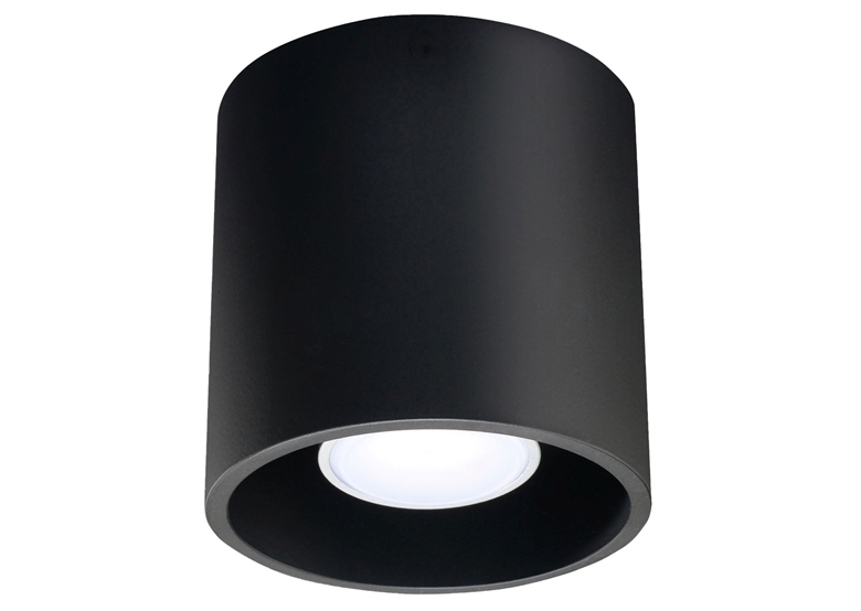 Lampe de plafond ORBIS 1 noir Sollux Lighting Deep Space