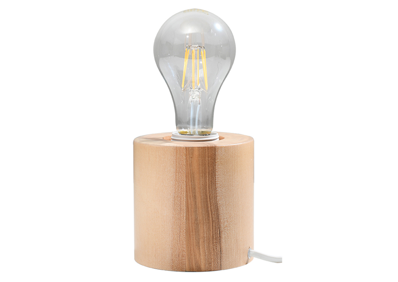 Lampe à poser SALGADO bois Sollux Lighting Peach Puff