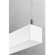 Suspension luminaire PINNE 67 blanche 3000K Sollux Lighting Toro TH.032