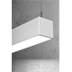 Suspension luminaire PINNE 67 blanche 3000K Sollux Lighting Toro TH.032