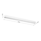 Applique PINNE 90 blanc Sollux Lighting Toro TH.053