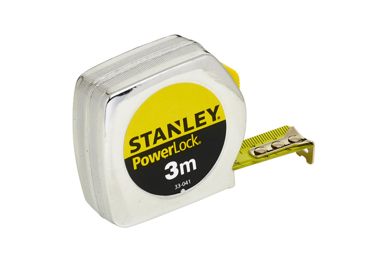 Mètre ruban Powerlock, boitier plastique [k] 5m/19mm Stanley S/33-194-0