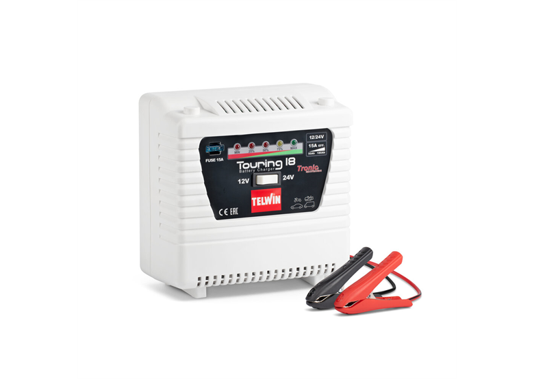 Chargeur de batterie 12 V/24 V Telwin TOURING 18