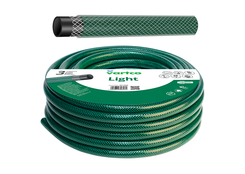 Tuyau d'arrosage 1" 50 m 3 couches LIGHT Vartco LIGHT 1001100050