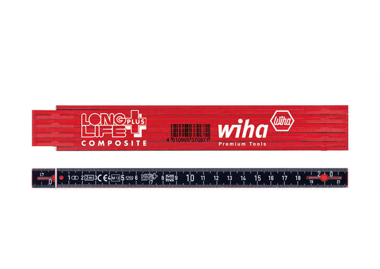 Mètre pliant Longlife Plus Composite 2m Wiha WH-37067